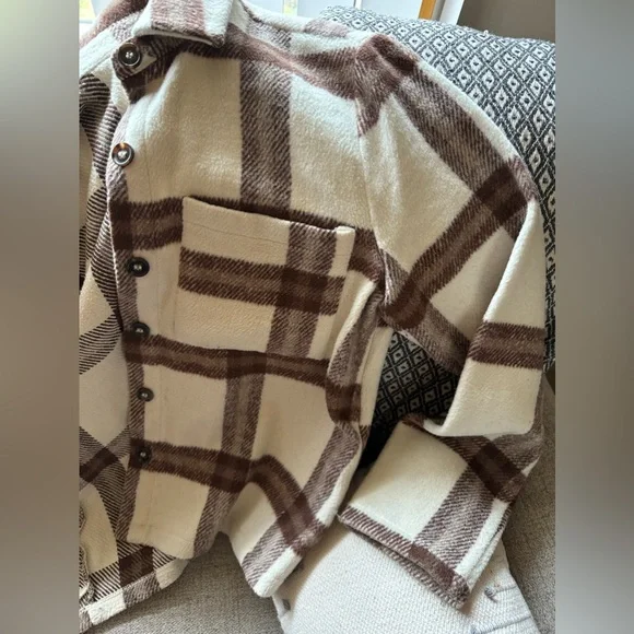 Melloday plaid shirt jacket - Picture 3 of 4